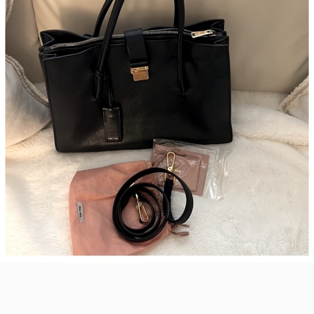 Miu Miu Navy Crossbody Bag